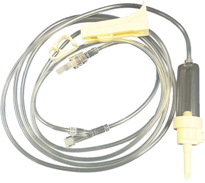 Set I.V. Administration 15 Drops / mL Drip Rate 78 Inch Tubing 1 Port Latex free Y-injection site Sterile (1/EA 50/CS) by Exel Corporation  ID 29081